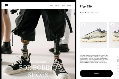 Funky Shoes - Shoe brand website