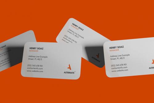 Business Card Design Mockup