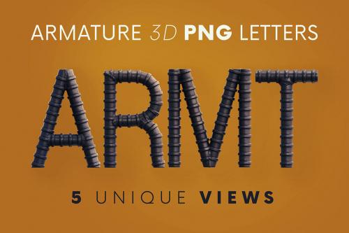 Deeezy - Armature Industrial - 3D Lettering