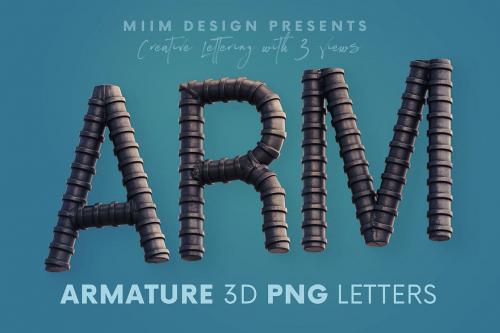 Deeezy - Armature Industrial - 3D Lettering