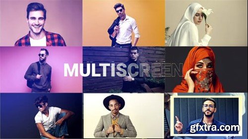 Videohive Rythmic Smooth Dynamic Opener Multiscreen Slideshow 49841262