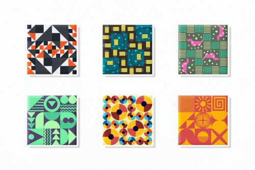 Deeezy - Fourty Geometric Seamless Patterns