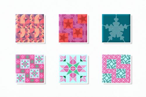 Deeezy - Fourty Geometric Seamless Patterns