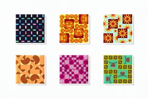 Deeezy - Fourty Geometric Seamless Patterns