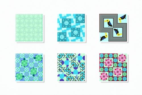 Deeezy - Fourty Geometric Seamless Patterns