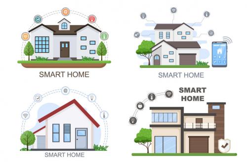 Deeezy - 20 Smart Home Technology Vector