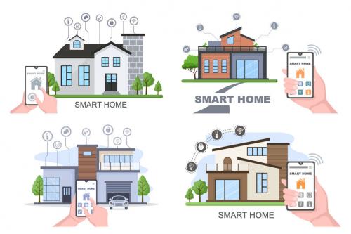 Deeezy - 20 Smart Home Technology Vector