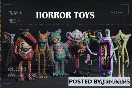 Horror Plush Toys - Spooky Mascot Creatures v1.0