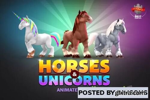 Horses & unicorns animated pack v1.0