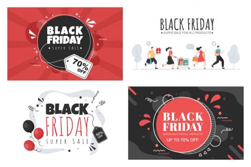 Deeezy - 20 Black Friday Give Big Discount Sale Vector