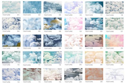 Deeezy - Cloudy Watercolor Abstract Textures