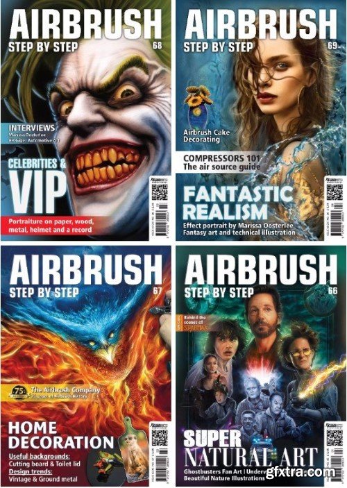 Airbrush Step by Step English Edition - Full Year 2023 Collection