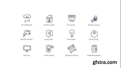 Videohive Smart Home - Outline Icons 49818714