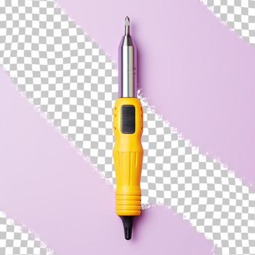 A Transparent Background Showcases The Screwdriver