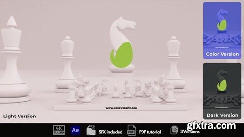 Videohive Chess Logo Reveal 49842222