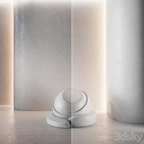 Decorative plaster | Concrete set (seamless) | 18