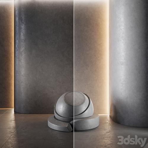 Decorative plaster | Concrete set (seamless) | 18