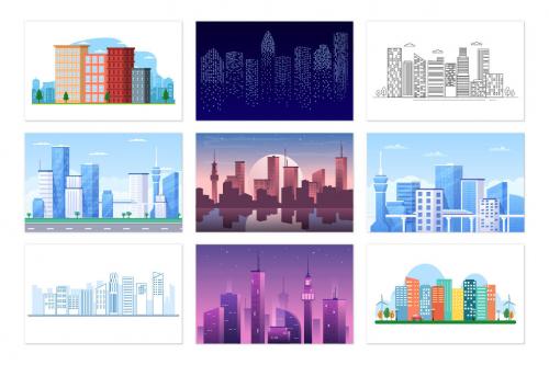 Deeezy - 22 Architecture Landscape Buildings and Real Estate Illustration