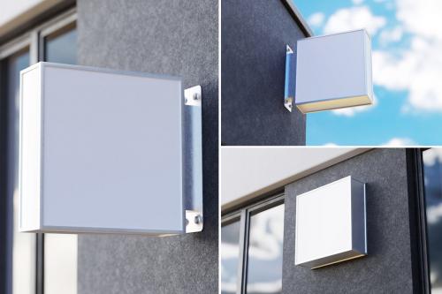 Square Sign Mockups