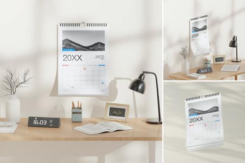 Wall Calendar Mockup