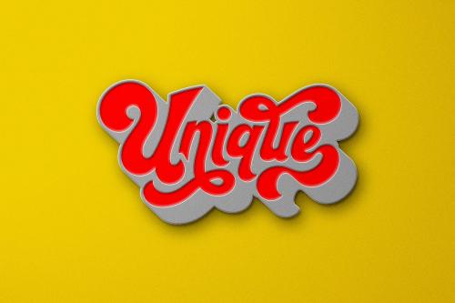 Enamel Logo Pin Mockup