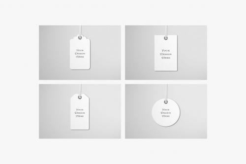 Apparel Tag & Labels Logo Mockups