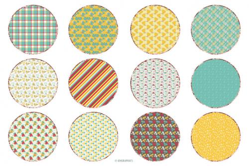 Deeezy - FREE Vector Spring Flowers Patterns & Digital Papers