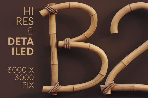 Deeezy - Bamboo - 3D Lettering