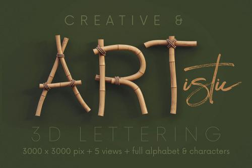 Deeezy - Bamboo - 3D Lettering