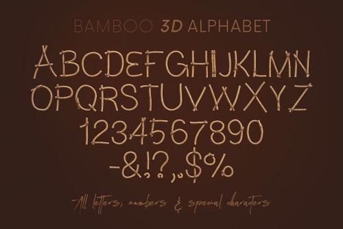 Deeezy - Bamboo - 3D Lettering