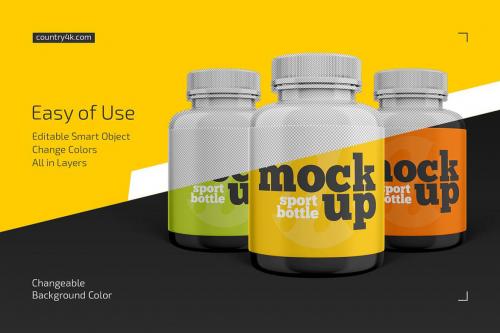 Deeezy - Sport Bottle Mockup Set