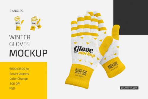 Deeezy - Winter Gloves Mockup Set