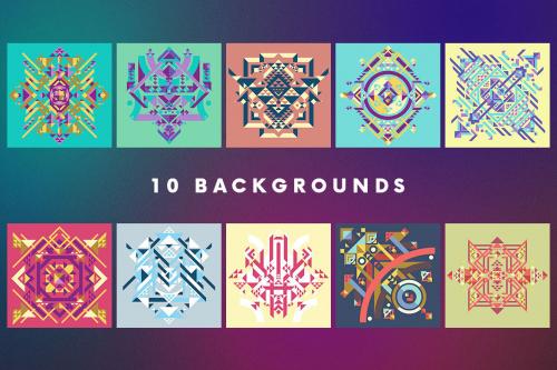 Deeezy - Vector Geometric Backgrounds