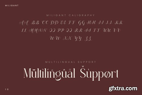 Miligant Font Duo DLQYYQL