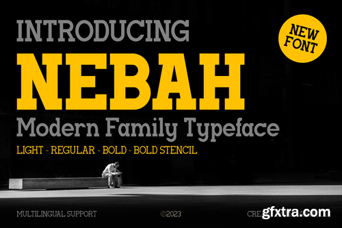 Nebah - Modern Family Typeface Y6CF2V3