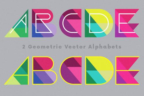 Deeezy - Colorful & Geometric Alphabet 3