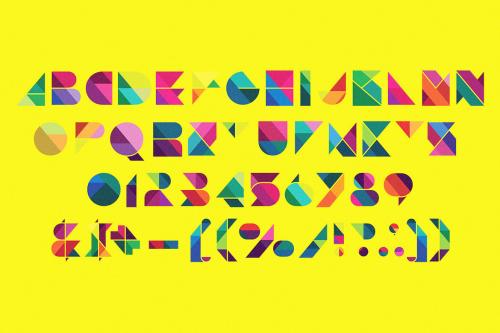 Deeezy - Colorful & Geometric Alphabet 3