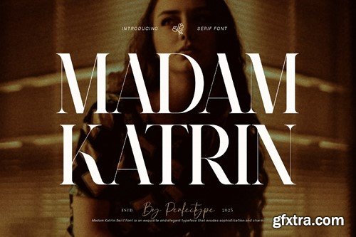 Madam Katrin Elegant Serif Font Typeface DZMWZ7P