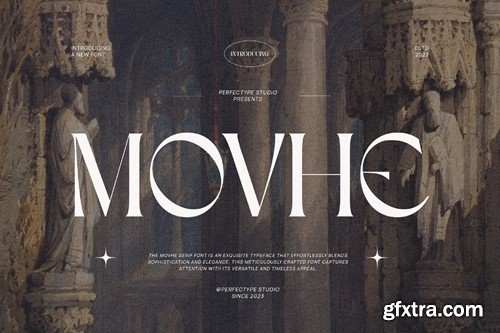 Movhe Elegant Serif Font Typeface BHMVP5C