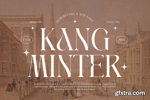 Kang Minter Elegant Serif Font Typeface KHXNPN8