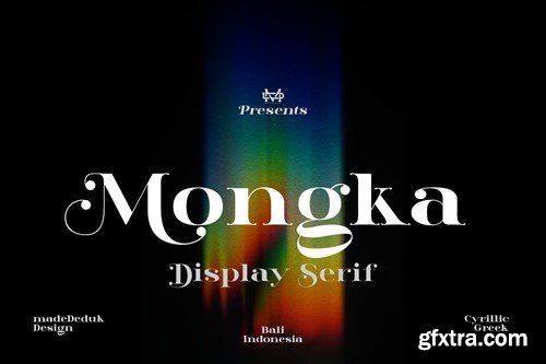 Mongka Display Font XHRXAV9