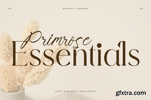 Primrose Essentials Font Duo K7V33SD