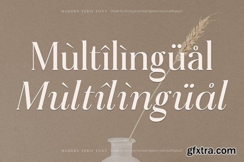 Fonphoria Modern Serif Font QKW6QTW