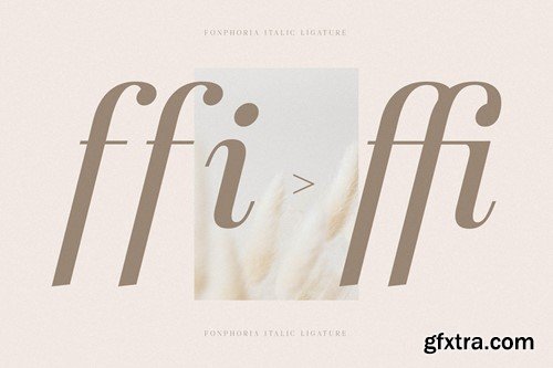 Fonphoria Modern Serif Font QKW6QTW