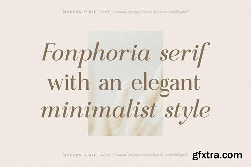 Fonphoria Modern Serif Font QKW6QTW