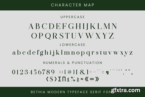 Bethia Modern Serif Font RJ22AQF