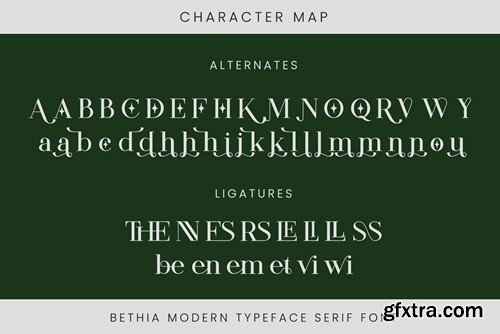 Bethia Modern Serif Font RJ22AQF