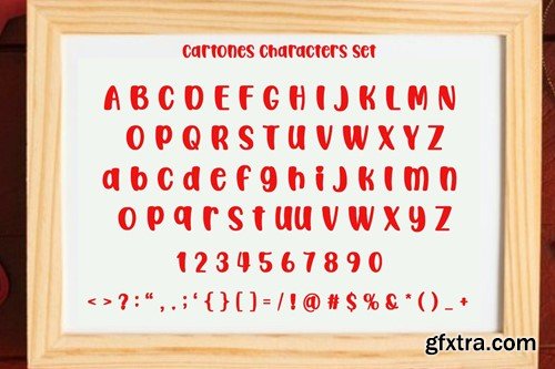Cartones Font - A Modern Christmas Font HKD2WWQ