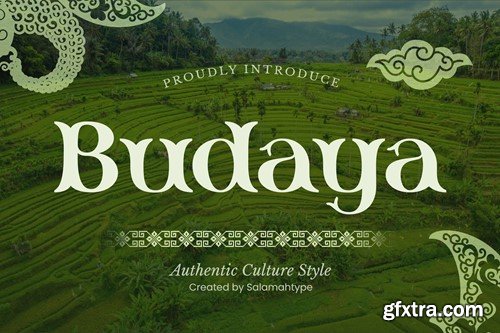 Budaya - Classic Culture Font XRMDYWS