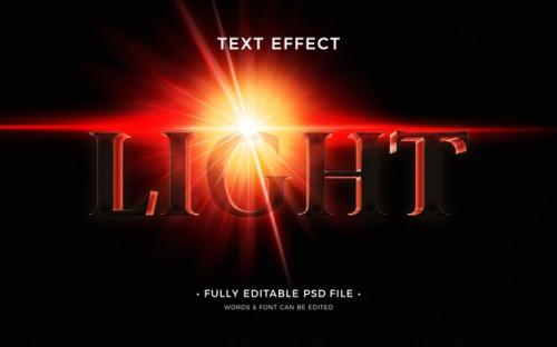 Light Text Effect